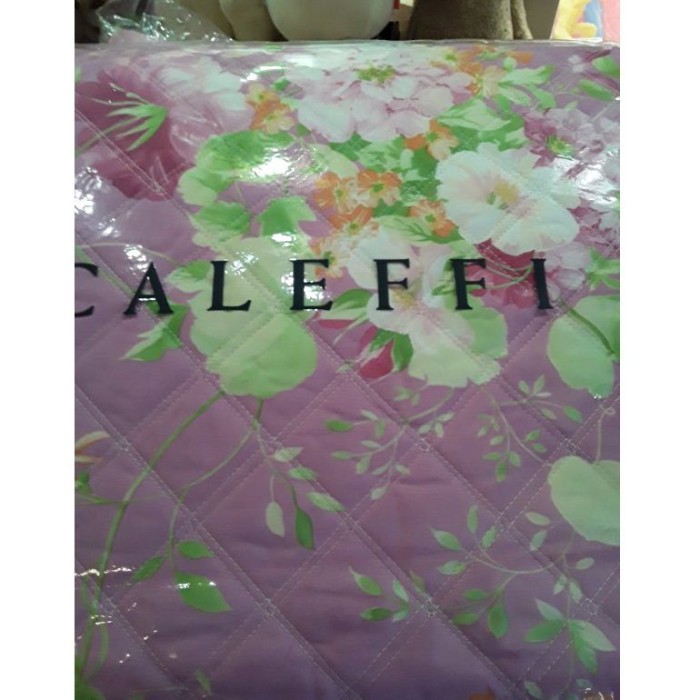 Покрывало Caleffi "Ikebana", 170x270 см, фуксия