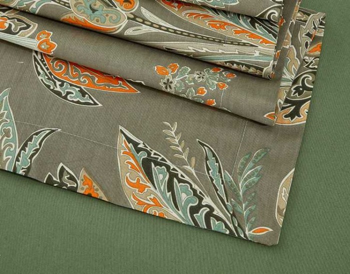 Постельное белье Arya Alamode "Polen", 2-х спальное (евро), оливковый