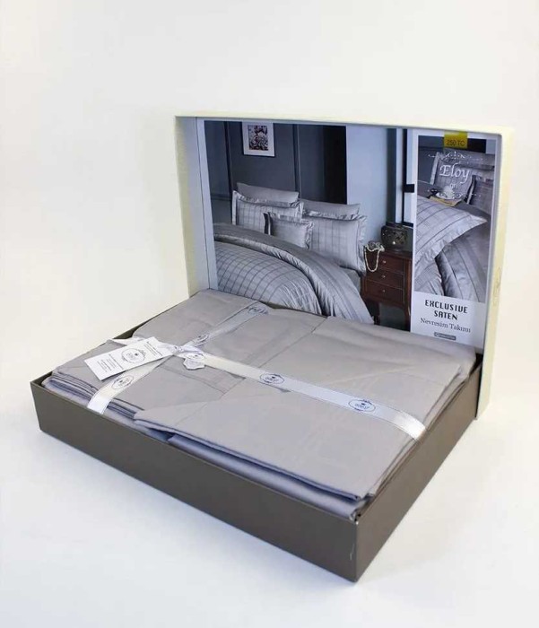 Постельное белье Do&Co Exclusive "Eloy", 2-х спальное (евро), серый