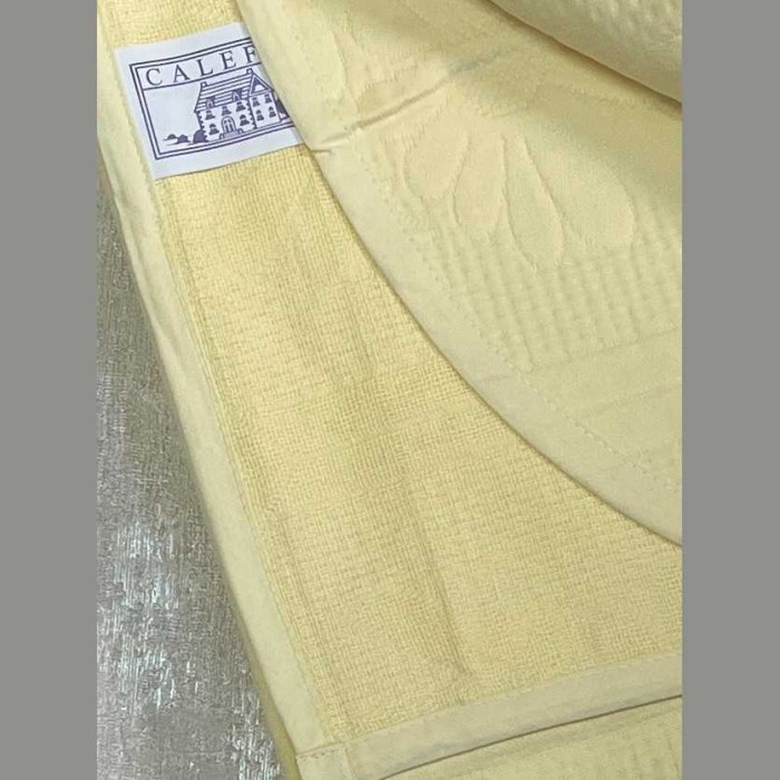 Покрывало Calleffi "Margarita", 250x265 см, светло-желтый