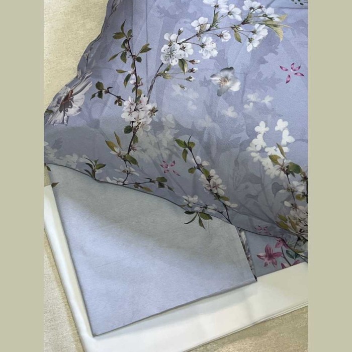 Постельное белье Mirabello "Gardenia Sweet", 2-х спальное (евро), голубой