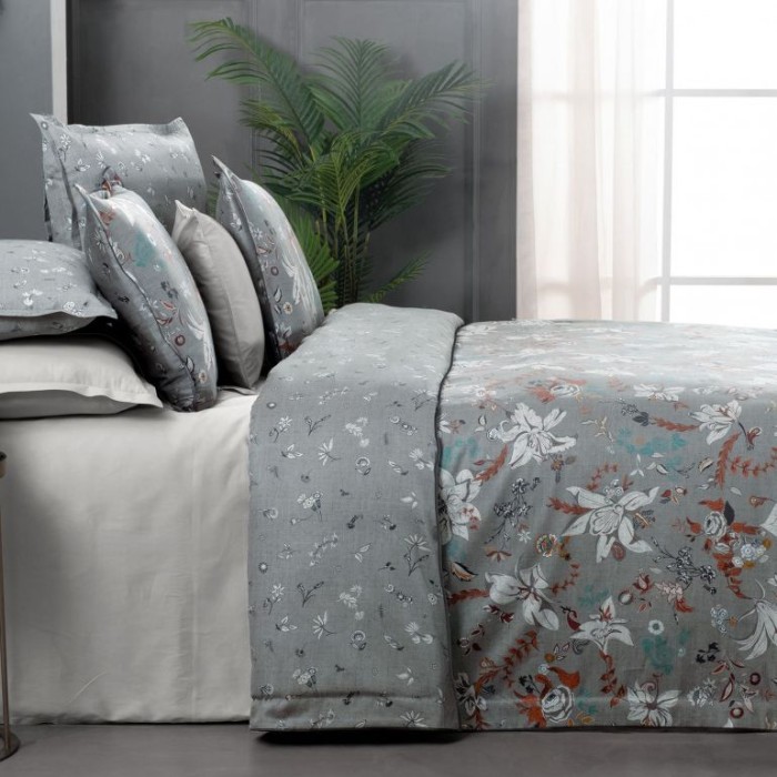 Постельное белье Sarev "Portland", семейное, серый