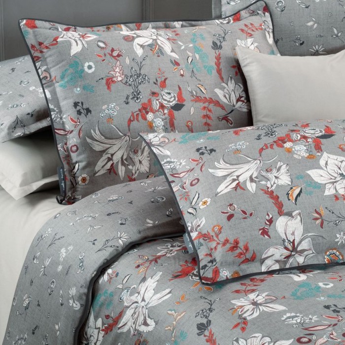 Постельное белье Sarev "Portland", семейное, серый
