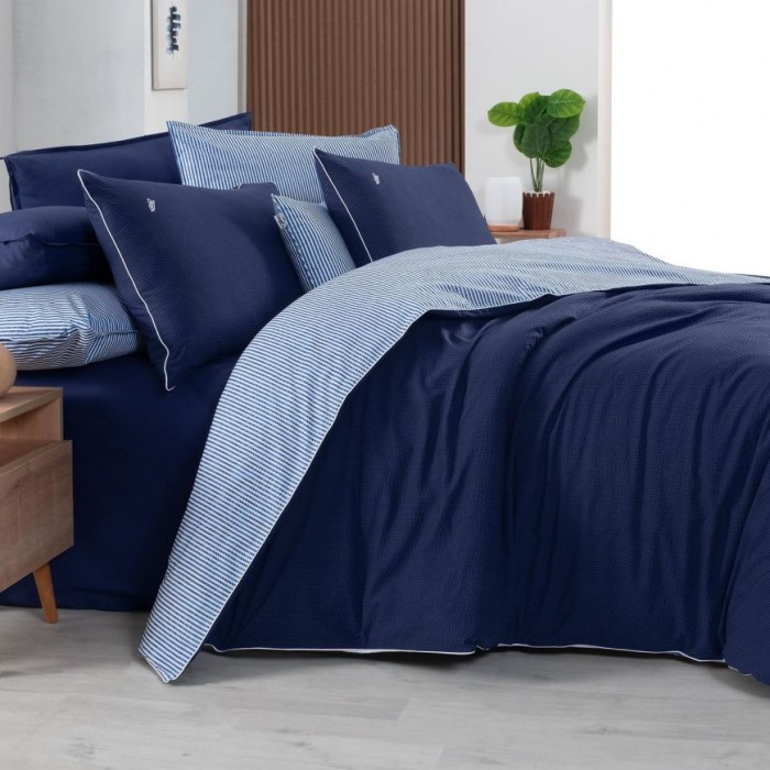 Постельное белье Sarev "Marita", 2-х спальное (евро), синий