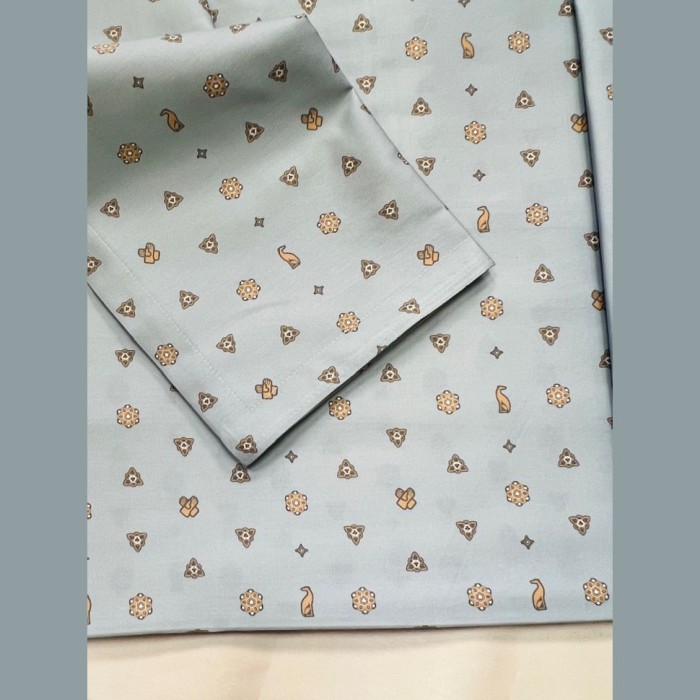 Постельное белье Trussardi "Bowtie", 2-х спальное (евро), голубой