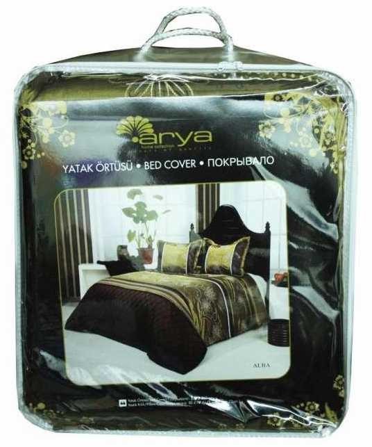 Покрывало Arya с наволочками "Suara", 250x260 см, кремовый