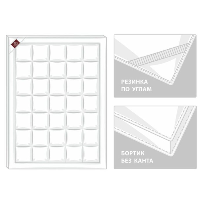 Топпер German Grass "Non-Allergenic Grass", 160x200 см , всесезонный