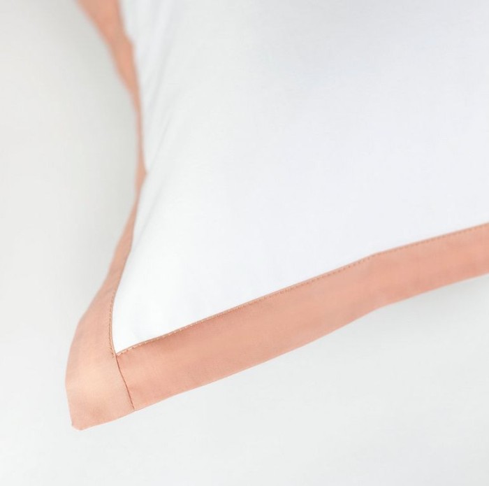 Наволочка German Grass "Vienna Rose", 70x70 см, 2 шт, белый