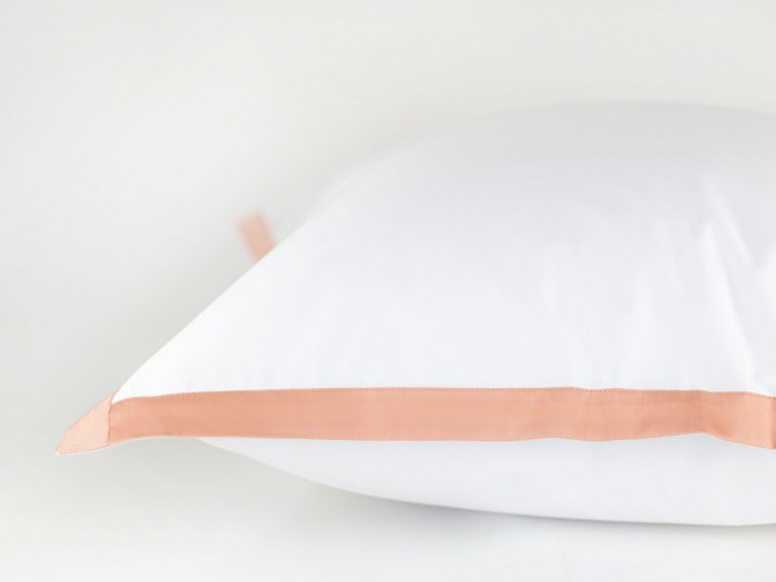 Наволочка German Grass "Vienna Rose", 70x70 см, 2 шт, белый