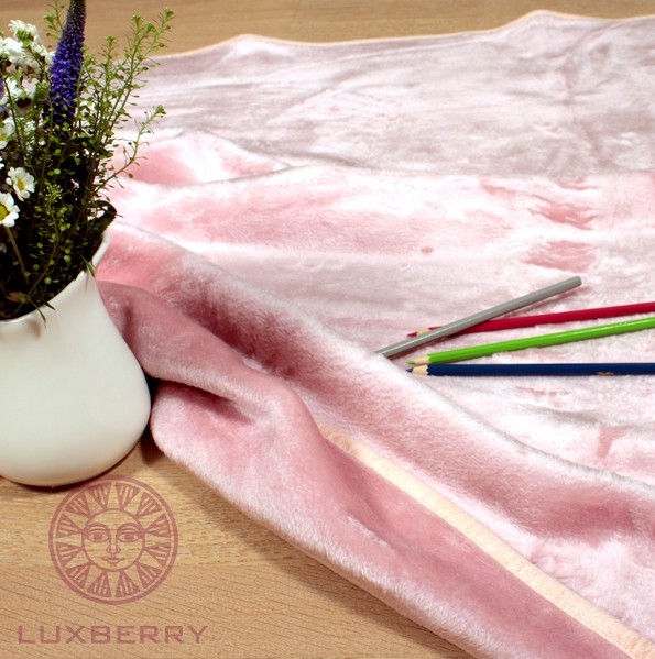 Плед детский Luxberry "Silk", 100x140см, розовый