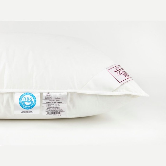 Подушка German Grass пуховая "Grand Down", 50x70 см, упругая