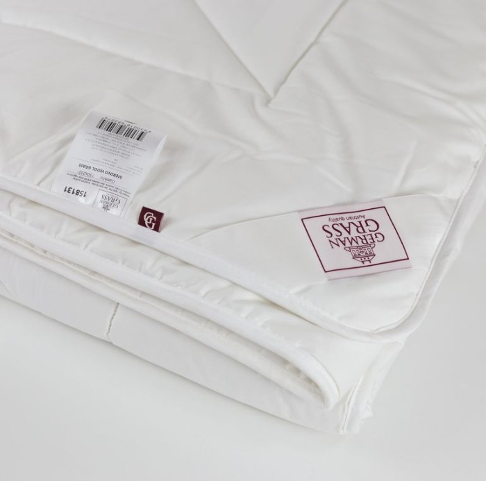 Одеяло German Grass шерсть "Merino Wool", 150x200 см, всесезонное