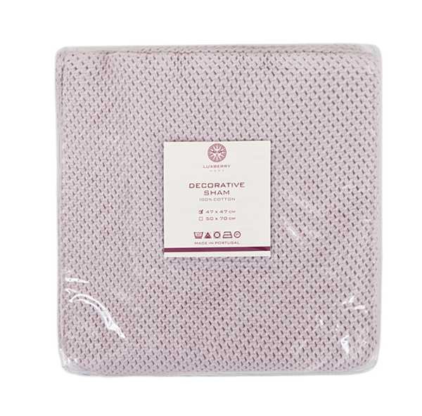 Наволочка Luxberry декоративная "Grass", 47x47 см, лавандовый