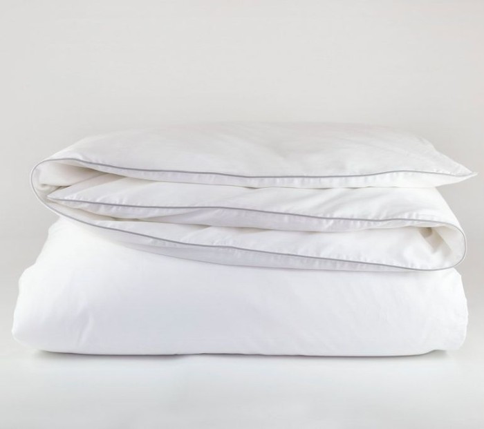 Постельное белье German Grass "Innsbruck Pearl", 2-х спальное (евро), белый, светлый кант