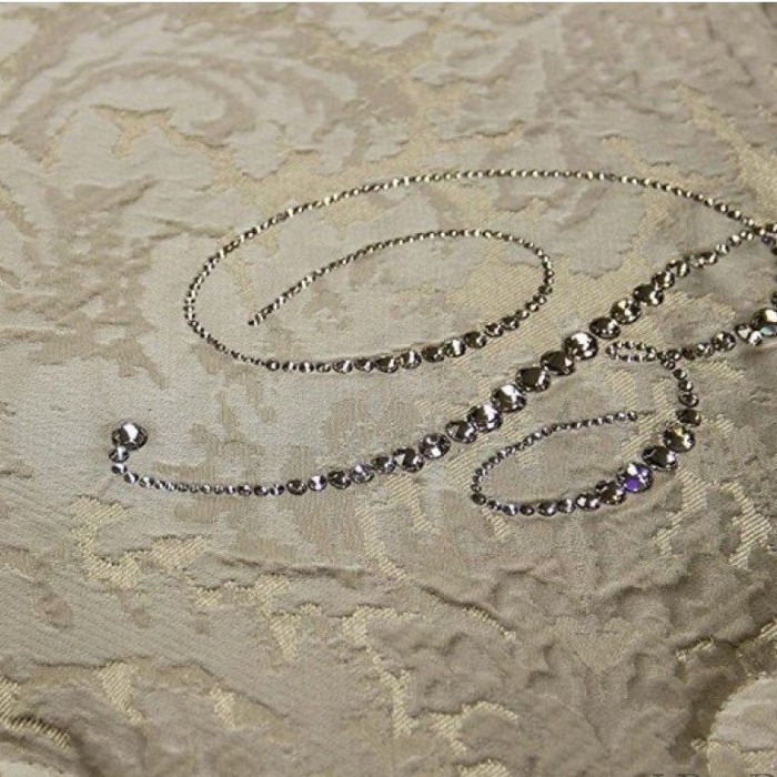 Покрывало Blumarine жаккард стеганное "Ornato", 270x270 см, золотистый