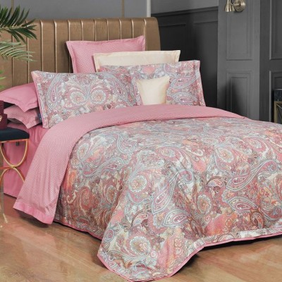 Постельное белье Sarev "Volga", семейное, розовый