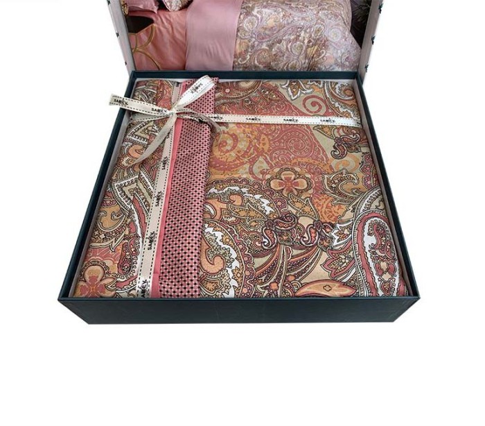 Постельное белье Sarev "Volga", семейное, розовый