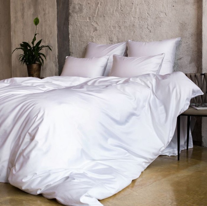 Наволочка German Grass "Innsbruck Pearl", 50x70 см, 2 шт, белый, светлый кант