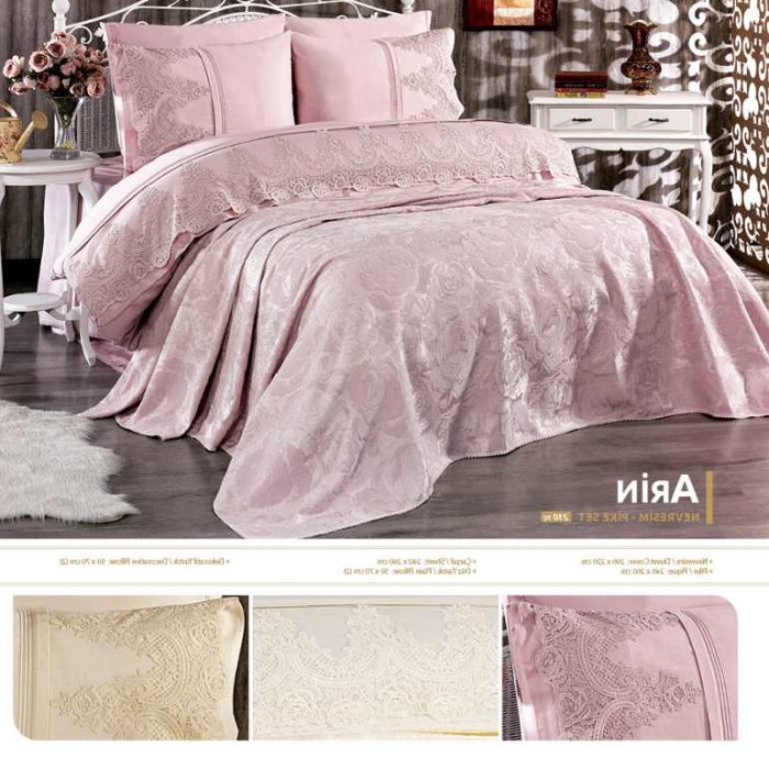 Постельное белье Grazie "Arin", 2-х спальное (евро), кремовый