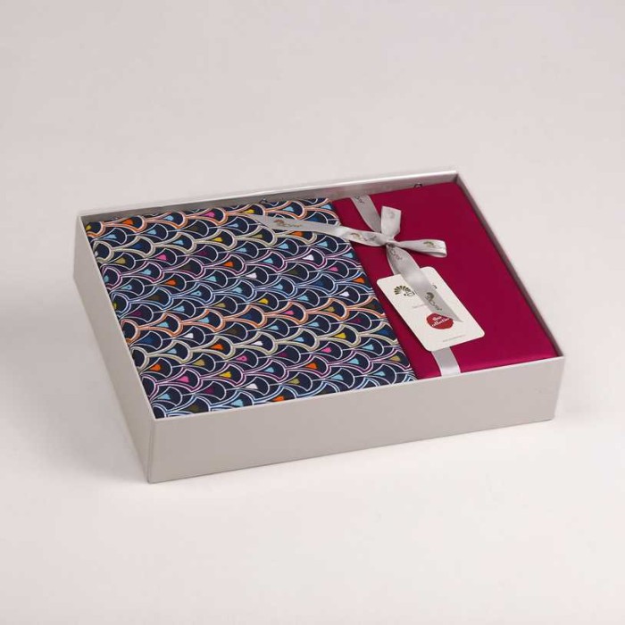 Постельное белье Arya Alamode "Luis", семейное, фиолетовый