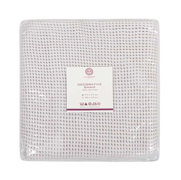 Наволочка Luxberry декоративная "Mistral", 47x47 см, умбра