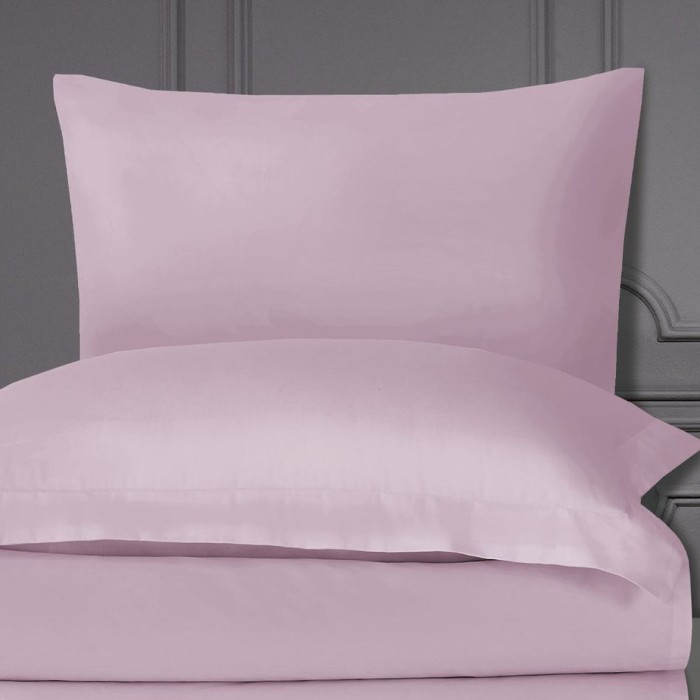 Наволочка Arya сатин "Camino", 2 штуки, 50x70+5 см, розовый