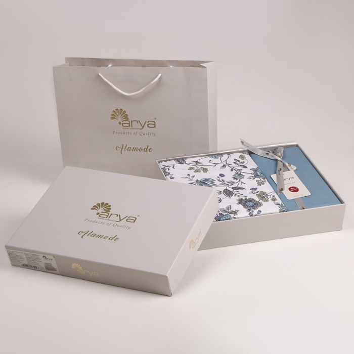 Постельное белье Arya Alamode "Nabika", семейное, стоне