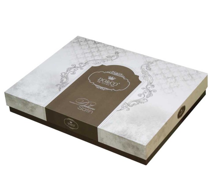 Постельное белье Do&Co сатин "Daisy", 2-х спальное (евро), карамельный