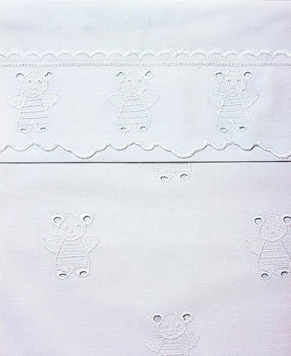 Постельное белье Bovi "Мишутки", белый