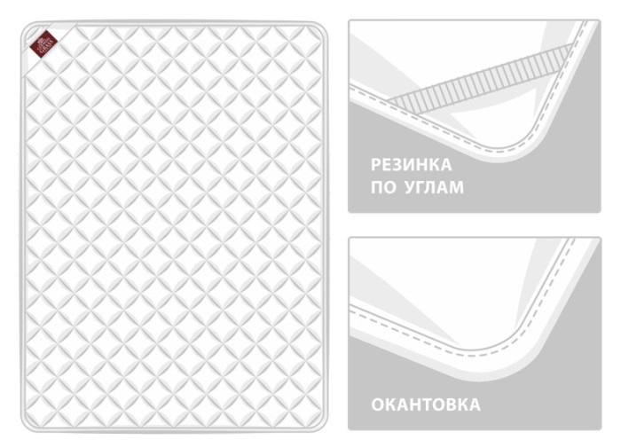 Наматрасник Prinz and Prinzessin "Kinder 95°C Grass", 90x200 см, всесезонный