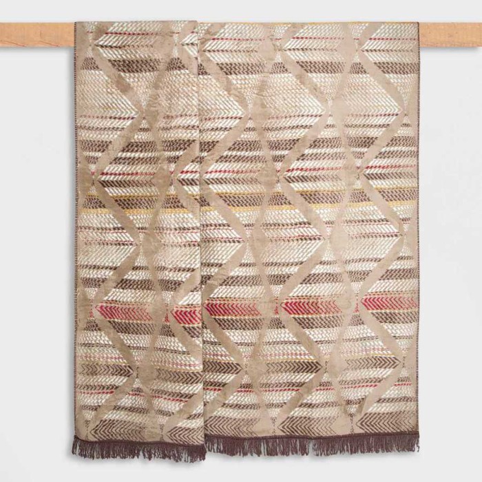 Плед Arya хлопок "Umay", 200x220 см, кофейный