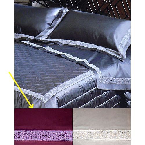 Покрывало Cassera Casa "Perl-4080", 270x270 см, бордовый