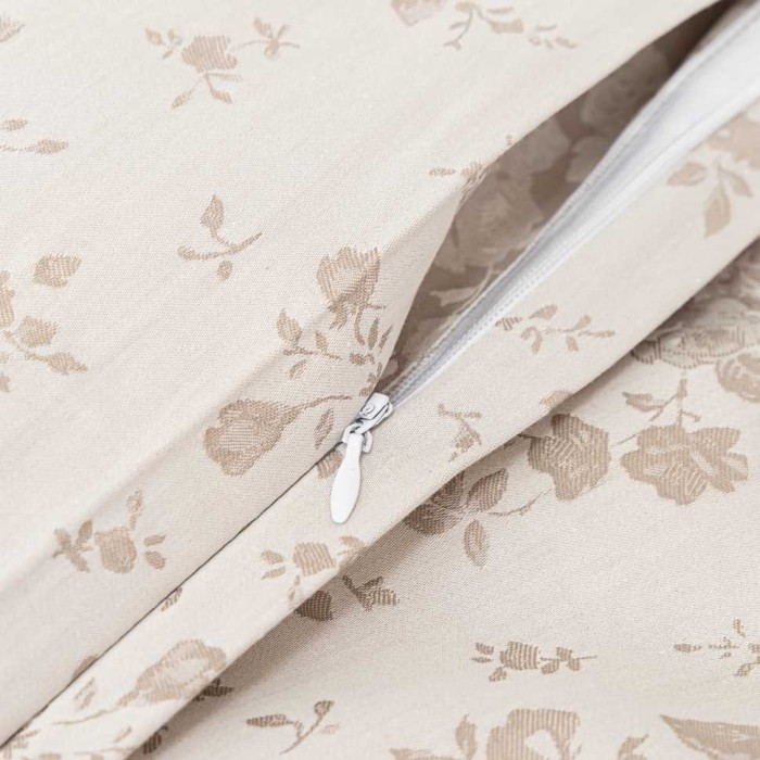 Пододеяльник German Grass "Silver Palette", 200x220 см, серебристо-бежевый