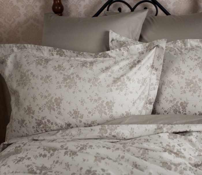 Пододеяльник German Grass "Silver Palette", 200x220 см, серебристо-бежевый