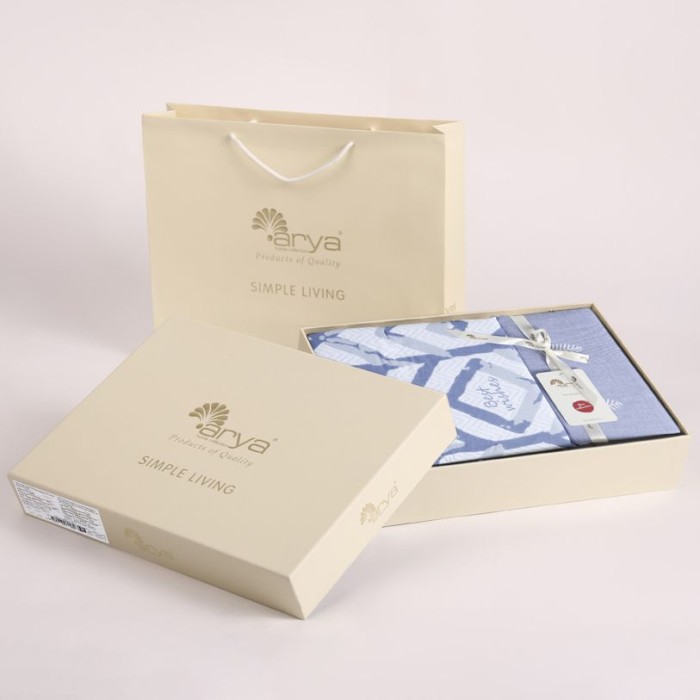 Постельное белье Arya Simple Living "Lela", 1,5 спальное, голубой