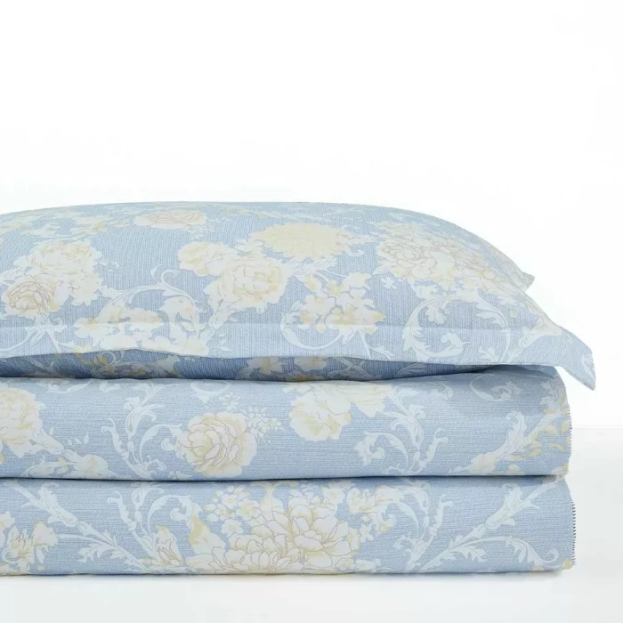 Постельное белье Arya Simple Living "Lela", 1,5 спальное, голубой