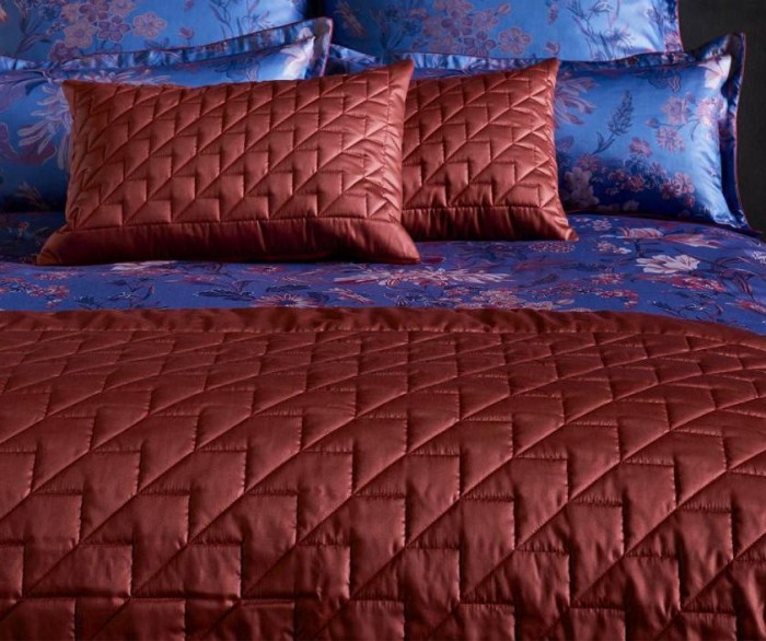 Покрывало Curt Bauer хлопок "9006", 240x260 см, рубиновый