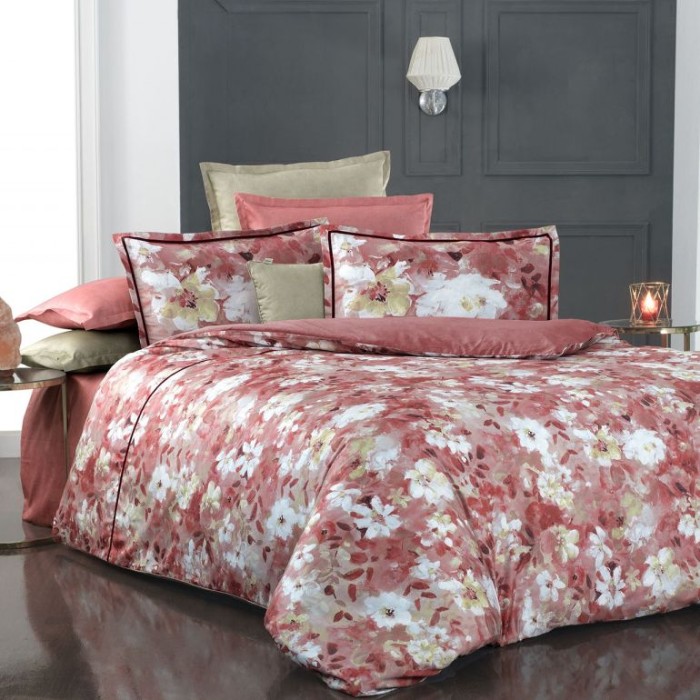 Постельное белье Sarev "Moreno", семейное, красный