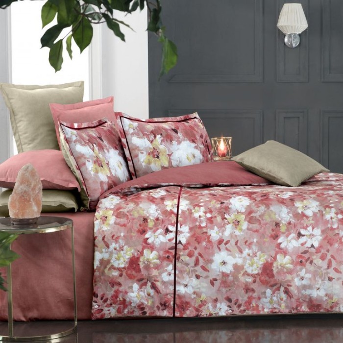 Постельное белье Sarev "Moreno", семейное, красный