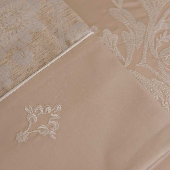 Постельное белье Tivolyo лён "Fortuny", 2-х спальное (евро), бежевый