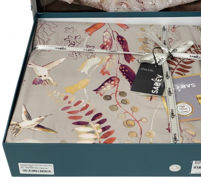 Постельное белье Sarev "Martina", семейное, бежевый