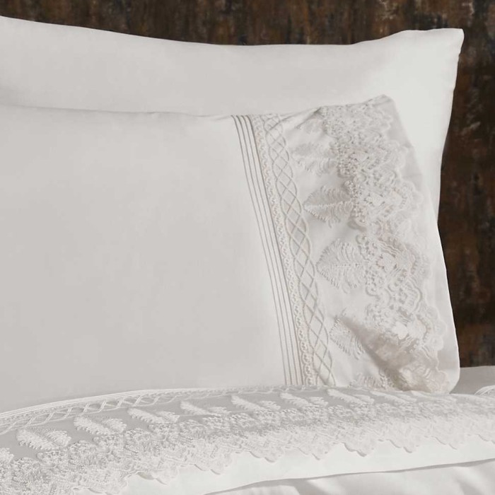 Постельное белье Grazie "Ciwan", 2-х спальное (евро), кремовый