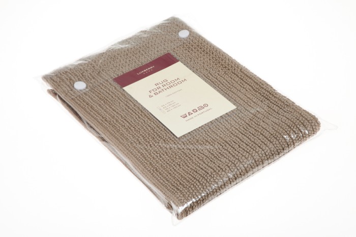 Коврик Luxberry "Soft", 65x90 см, коричневый