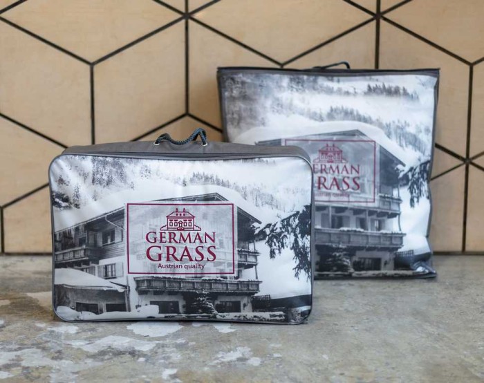 Подушка German Grass пуховая "Luxe Down", 50x70 см, упругая