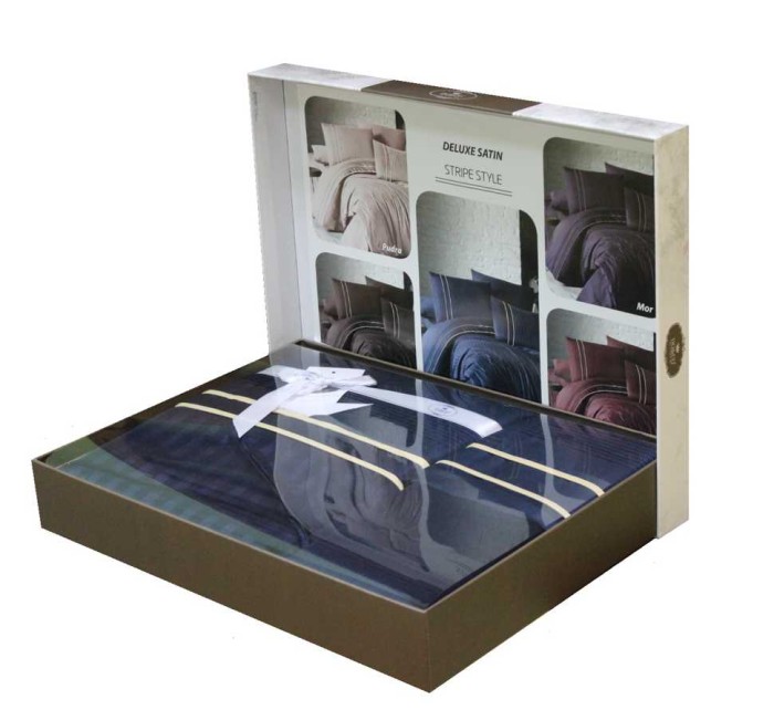 Постельное белье Do&Co Delux "Modalife", 2-х спальное (евро), синий