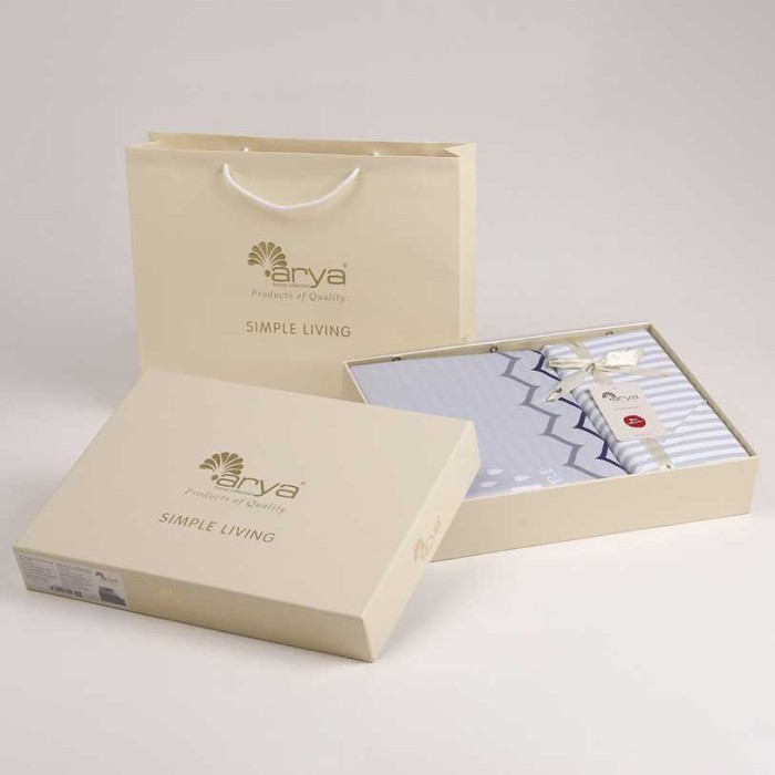 Постельное белье Arya Simple Living "Lita", 1,5 спальное, синий