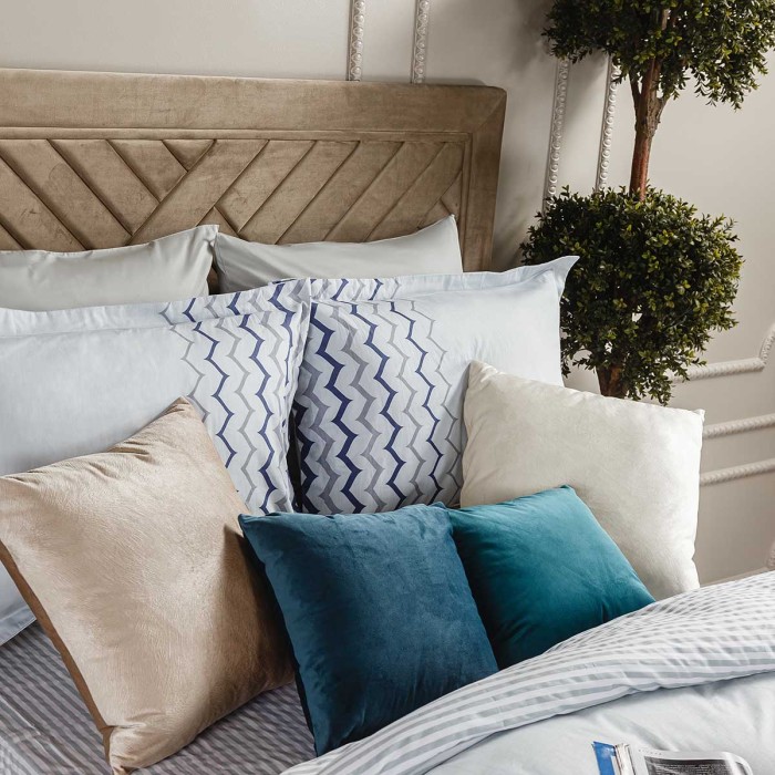 Постельное белье Arya Simple Living "Lita", 1,5 спальное, синий