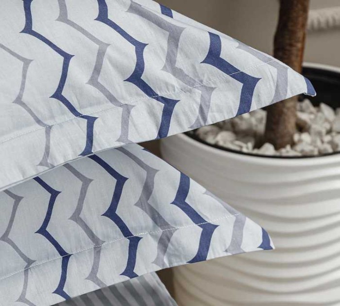 Постельное белье Arya Simple Living "Lita", 1,5 спальное, синий