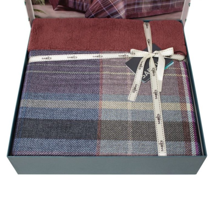 Постельное белье Sarev "Kajani", семейное, сливовый