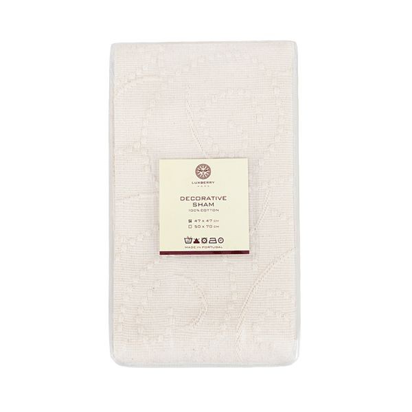 Наволочка Luxberry "Jane", 47x47 см, экрю